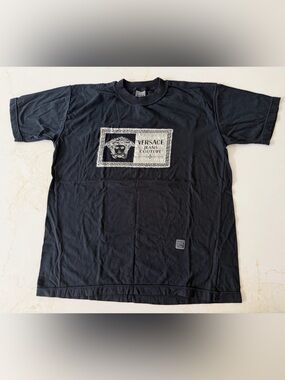 Versace Jeans Couture black / silver t-shirt